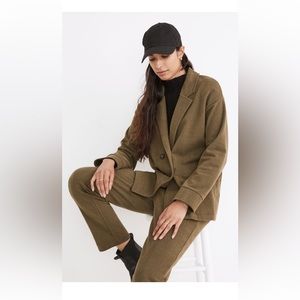 Madewell Brushed Redford Blazer in Plaid sz L NWT